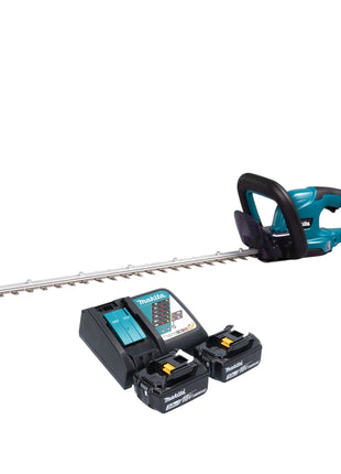 Makita DUH 607 RF2 Taille-haie sans fil 18 V 60 cm + 2x batterie 3,0 Ah + chargeur