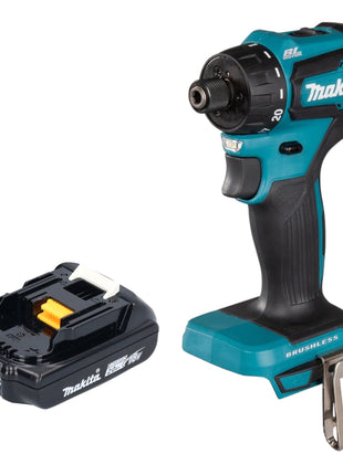 Makita DDF 083 A1 taladro atornillador inalámbrico 18 V 40 Nm 1/4'' sin escobillas + 1x batería 2,0 Ah - sin cargador