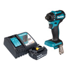 Makita DDF 083 RG1 taladro atornillador inalámbrico 18 V 40 Nm 1/4'' sin escobillas + 1x batería 6,0 Ah + cargador