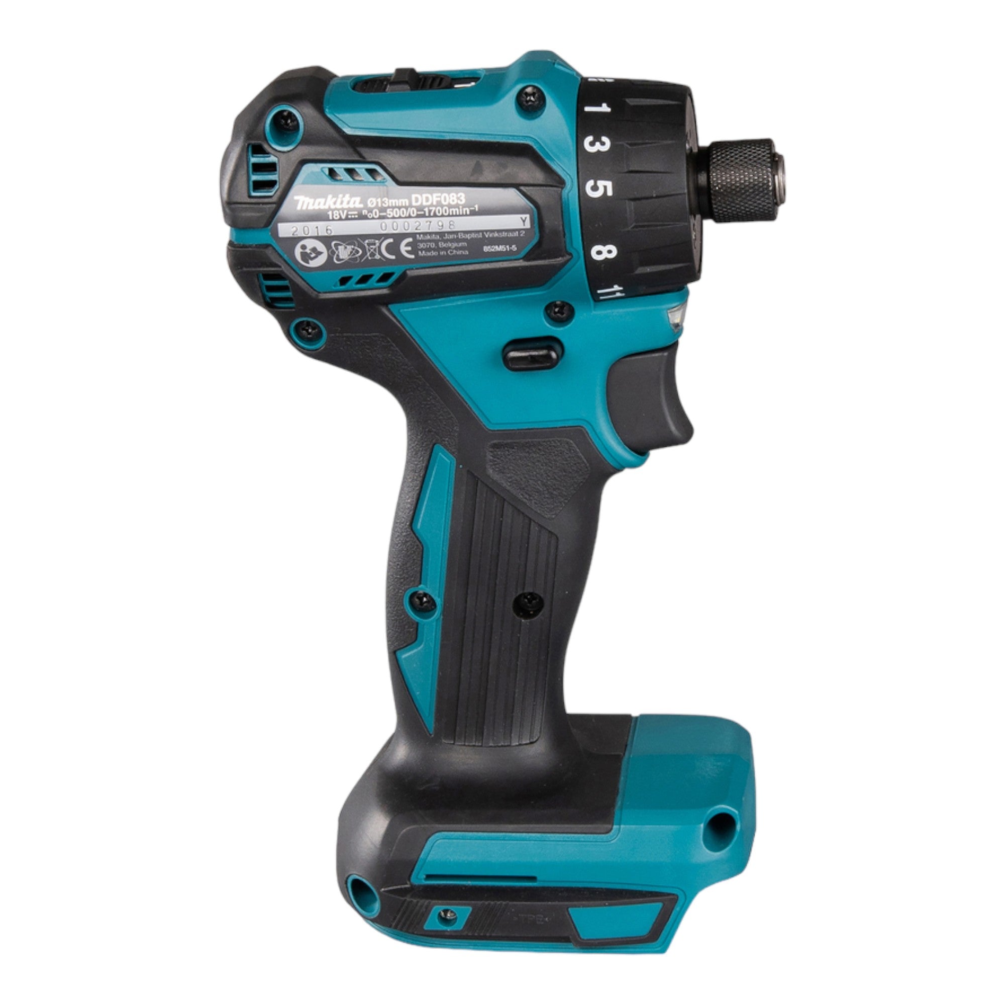 Makita DDF 083 G1J Perceuse-visseuse sans fil 18 V 40 Nm 1/4'' Brushless + 1x batterie 6,0 Ah + Makpac - sans chargeur