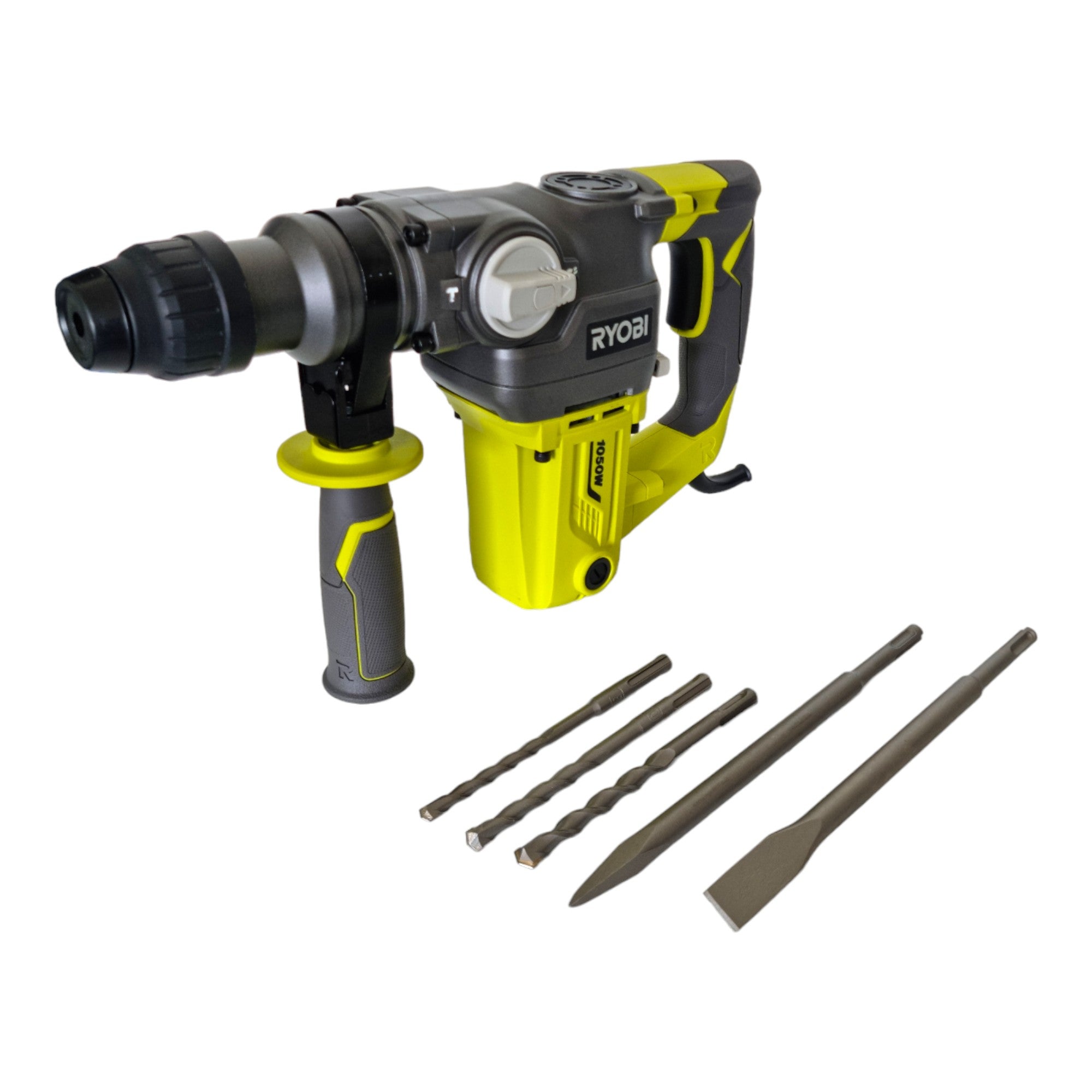 RYOBI RSDS1050 K Bohrhammer 1050 Watt 3 6 J SDS plus 5 tlg Bohrer Meissel Set Koffer 5133004350  0 - toolbrothers