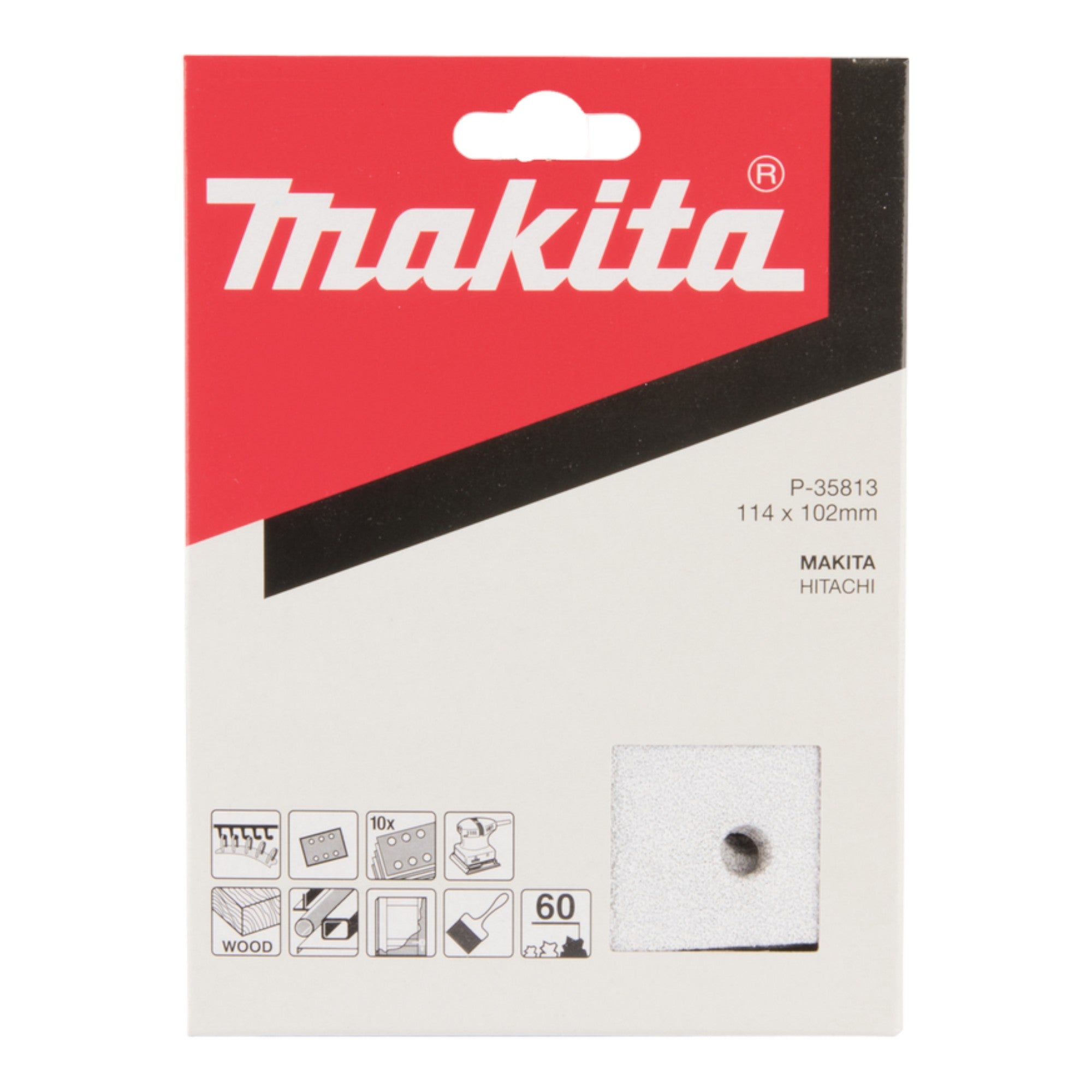 Makita Schleifpapier K 60 114 x 102 mm 20 Stueck 2x P 35813 fuer Lacke und Farben 1 - toolbrothers