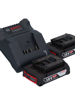 Bosch GST 18V-125 B Sierra de calar profesional a batería 18 V 125 mm sin escobillas + 2x baterías 2,0 Ah + cargador