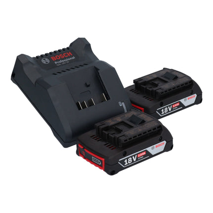 Bosch GST 18V-125 B Professional cordless jigsaw 18 V 125 mm brushless + 2x rechargeable battery 2.0 Ah + charger