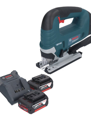 Bosch GST 18V-125 B Professional Scie sauteuse sans fil 18 V 125 mm Brushless + 2x batterie 5,0 Ah + chargeur