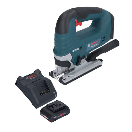 Bosch GST 18V-125 B Professional Scie sauteuse sans fil 18 V 125 mm Brushless + 1x batterie ProCORE 4,0 Ah + chargeur