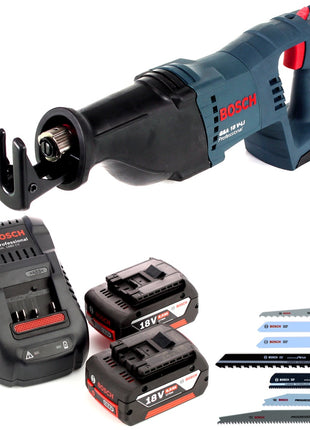 Bosch GSA 18V-Li N Akku Reciprosäge 18V Säbelsäge + 20x Sägeblatt + 2x 6,0 Ah Akku + Ladegerät - Toolbrothers