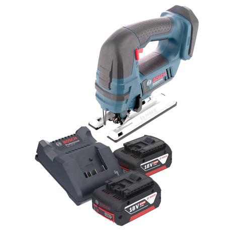 Scie sauteuse sans fil 18 V Bosch GST 18V-Li B Professional + 2x batterie 5,0 Ah + chargeur