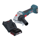 Bosch GWS 18V-7 Professional cordless angle grinder 18 V 125 mm brushless + 1x rechargeable battery 2.0 Ah + charger