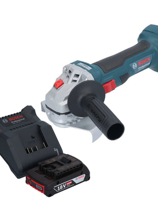 Bosch GWS 18V-7 Professional Meuleuse angulaire sans fil 18 V 125 mm Brushless + 1x batterie 2,0 Ah + chargeur