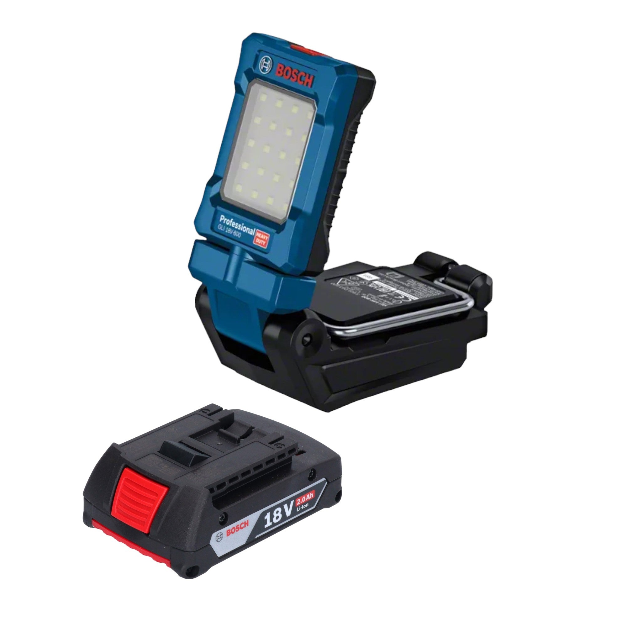 Bosch GLI 18V 800 Professional Akku Leuchte 18 V 800 lm 1x Akku 2 0 Ah ohne Ladegeraet 0 - toolbrothers