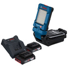 Bosch GLI 18V-800 Professional cordless lamp 18 V 800 lm + 2x rechargeable battery 2.0 Ah + charger