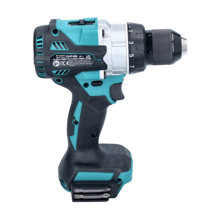 Makita DHP 486 Z Akku Schlagbohrschrauber 18 V 130 Nm Brushless inkl Koffer WellCut 101 tlg Bit und Bohrer Set 2 - toolbrothers