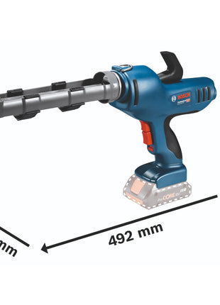 Bosch GCG 18V-310 Professional Akku Kartuschenpresse 18 V 310 ml 3,5 kN + 2x Akku 5,0 Ah + Ladegerät