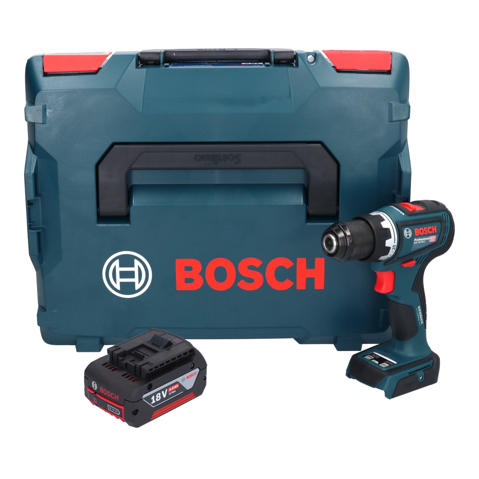 Bosch GSR 18V 90 C Professional Akku Bohrschrauber 18 V 64 Nm Brushless 1x Akku 4 0 Ah L Boxx ohne Ladegeraet 0 - toolbrothers