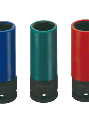 Bosch Professional Impact Control juego de llaves de vaso 1/2" 3 piezas 17 / 19 / 21 mm (2608551102)