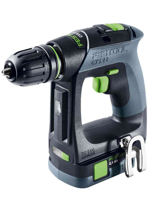 Festool CXS 12 2.5-Plus taladro atornillador a batería 12 V 30 Nm sin escobillas (576864) + 2 baterías 2,5 Ah + cargador + Systainer + Systainer ToolBox SYS3 TB M 137