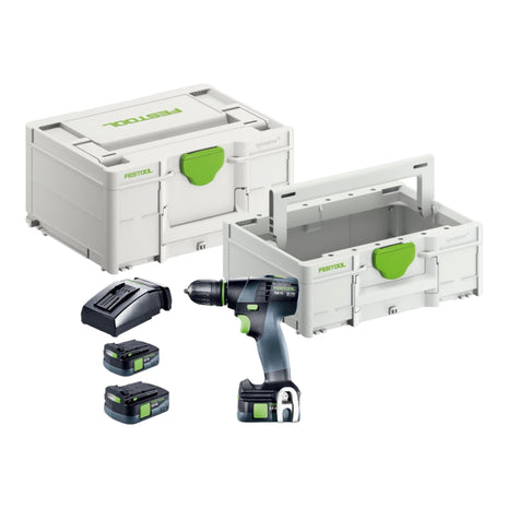 Trapano avvitatore a batteria Festool TXS 12 2,5-Plus 12 V 30 Nm Brushless ( 576873 ) + 2x batteria 2,5 Ah + caricabatterie + Systainer