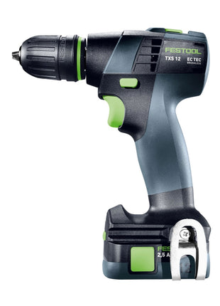 Festool TXS 12 2.5-Plus taladro atornillador a batería 12 V 30 Nm sin escobillas (576873) + 2 baterías 2,5 Ah + cargador + Systainer + Systainer ToolBox SYS3 TB M 137