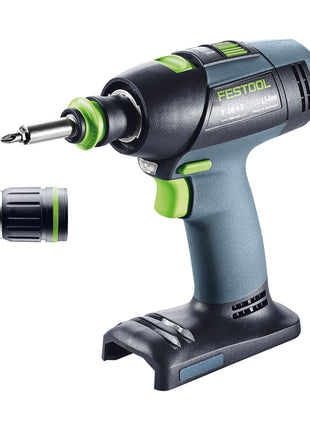 Festool T 18+3 Basic Akku Bohrschrauber 18 V 50 Nm Brushless Solo + Systainer + Systainer ToolBox SYS3 TB M 137