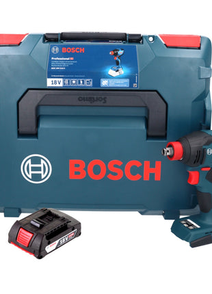 Bosch GDX 18V-210 C Atornillador de impacto giratorio a batería profesional 18 V 210 Nm sin escobillas + 1x batería 2,0 Ah + L-Boxx - sin cargador