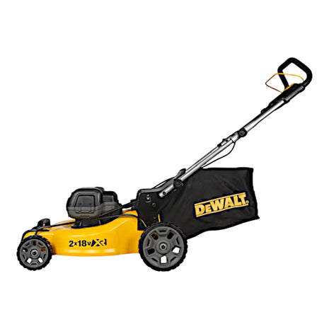 Cortacésped a batería DeWalt DCMW 564 N 36 V (2x 18 V) 48 cm sin escobillas + 2x batería 4,0 Ah - sin cargador