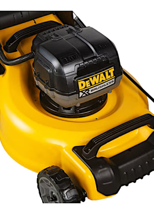 Cortacésped a batería DeWalt DCMW 564 M2 36 V (2x 18 V) 48 cm sin escobillas + 2x batería 4,0 Ah + cargador