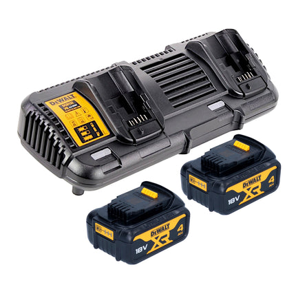 Cortacésped a batería DeWalt DCMW 564 M2 36 V (2x 18 V) 48 cm sin escobillas + 2x batería 4,0 Ah + cargador