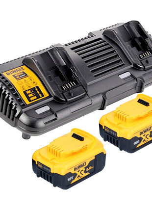 Cortacésped a batería DeWalt DCMW 564 P2 36 V (2x 18 V) 48 cm sin escobillas + 2x batería 5,0 Ah + cargador