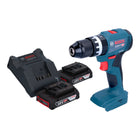 Bosch GSB 18V 45 Professional Akku Schlagbohrschrauber 18 V 45 Nm Brushless 2x Akku 2 0 Ah Ladegeraet 0 - toolbrothers