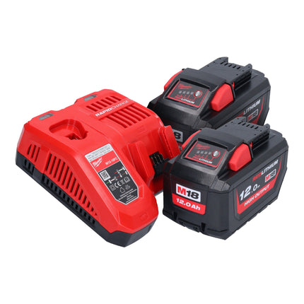 Milwaukee M18 FPS55-122 Sierra de inmersión sin cable 18 V 165 mm sin escobillas + 2x batería recargable 12,0 Ah + cargador
