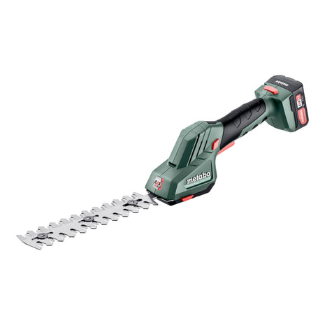 Metabo PowerMaxx SGS 12 Q cordless grass and shrub shears 12 V ( 601608500 ) + 1x rechargeable battery 2.0 Ah + charger + bag