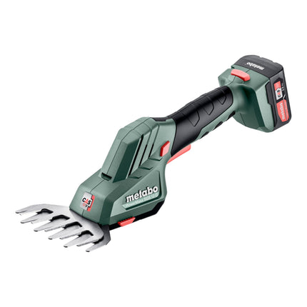 Metabo PowerMaxx SGS 12 Q tijeras cortacésped y cortabordes sin cable 12 V ( 601608500 ) + 1x batería recargable 2,0 Ah + cargador + bolsa