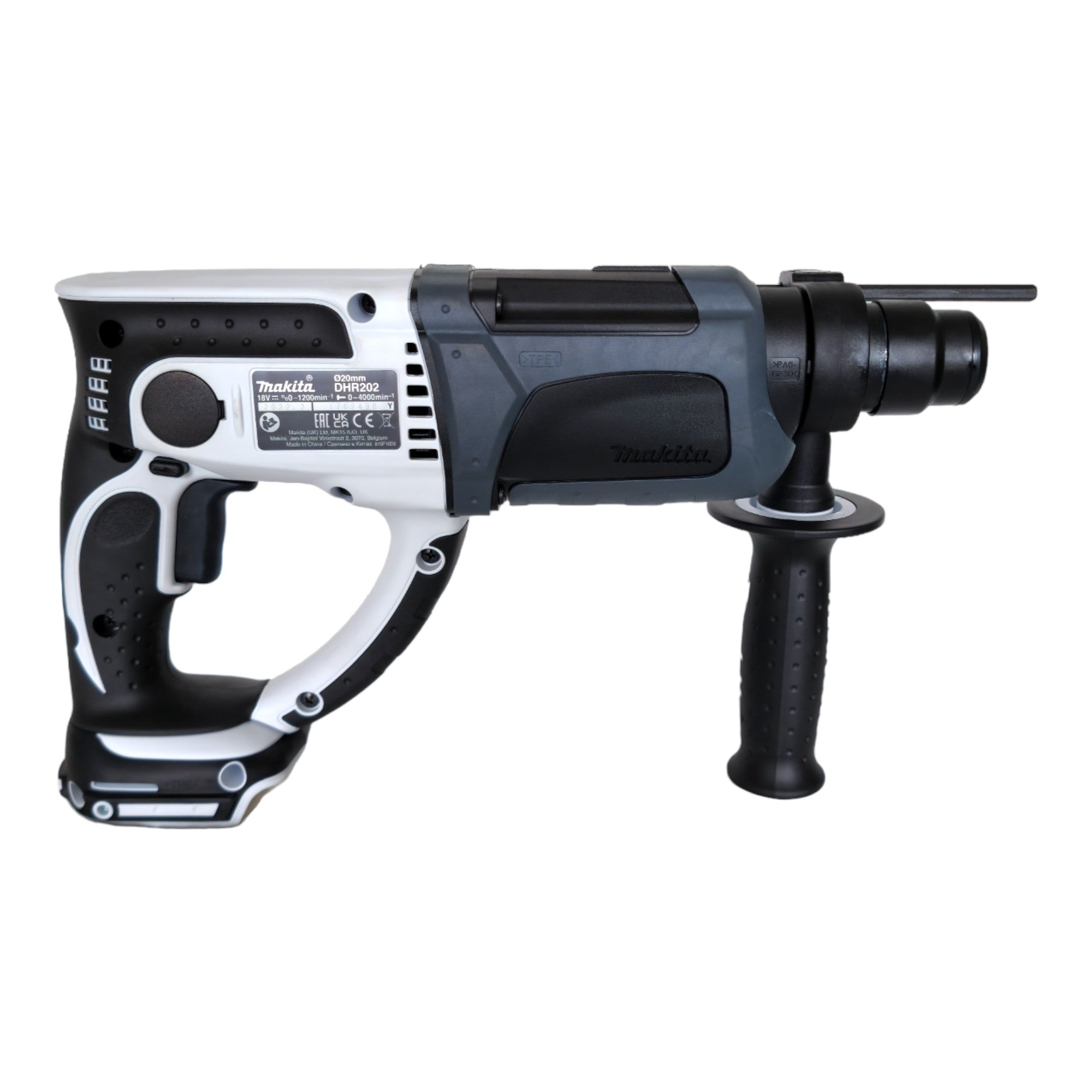 Makita DHR 202 SFW Akku Bohrhammer 18 V 20 mm 2 0 J weiss 1x Akku 3 0 Ah Ladegeraet Koffer 4 - toolbrothers