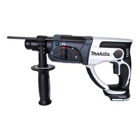 Makita DHR 202 SF2W Marteau perforateur sans fil 18 V 20 mm 2,0 J blanc + 2x batterie 3,0 Ah + chargeur + coffret