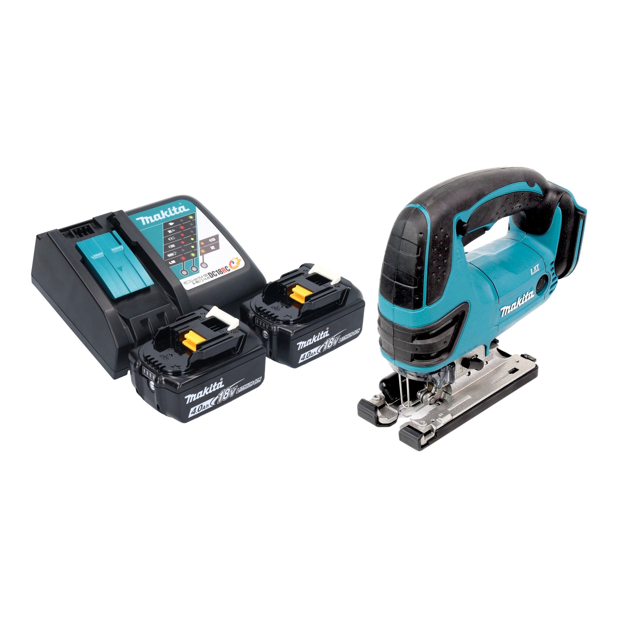 Makita DJV 180 RMX Akku Stichsaege 18 V 135 mm 2x Akku 4 0 Ah Ladegeraet 0 - toolbrothers