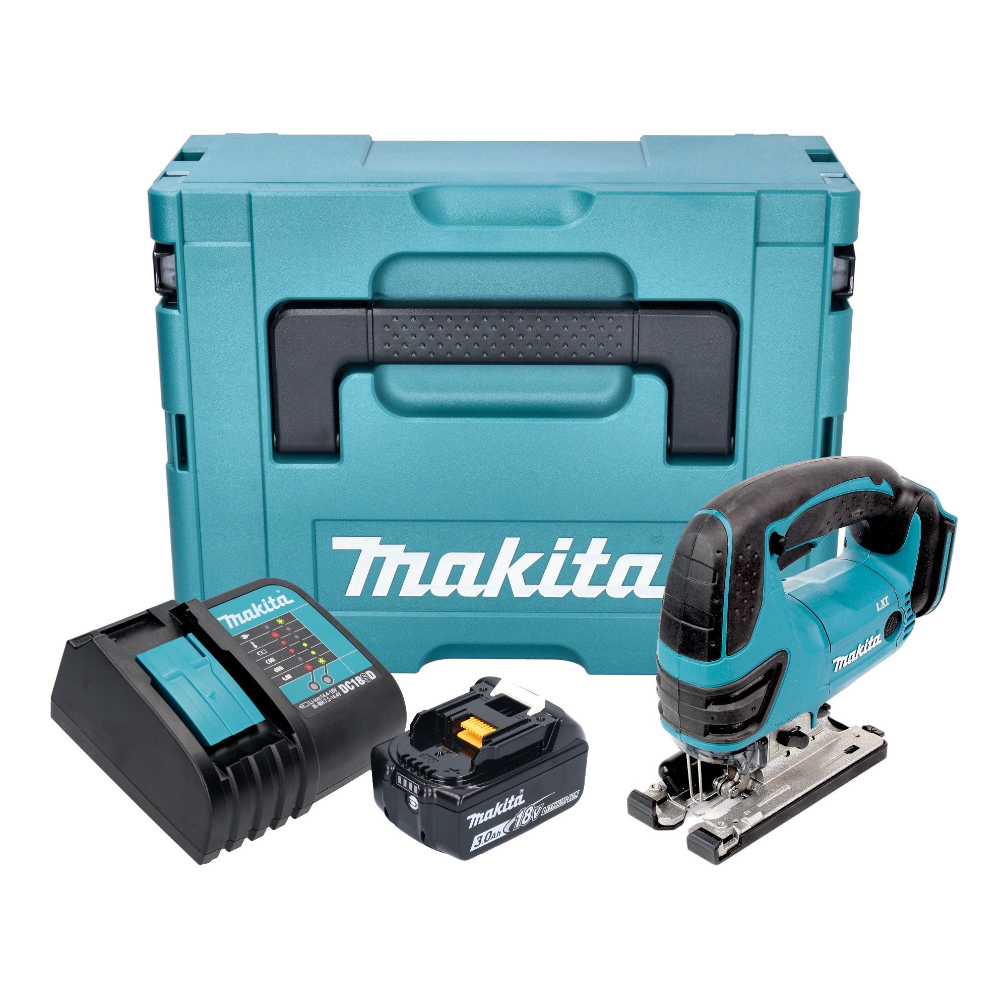 Makita DJV 180 SF1XJ Akku Stichsaege 18 V 135 mm 1x Akku 3 0 Ah Ladegeraet Makpac 0 - toolbrothers