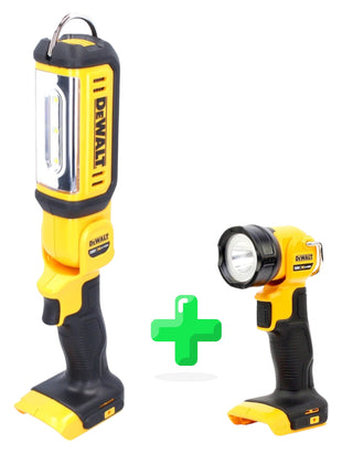 DeWalt DCL 050 18V XR Li-Ion Lampe LED de chantier à Faisceau large sans fil - sans accessoires