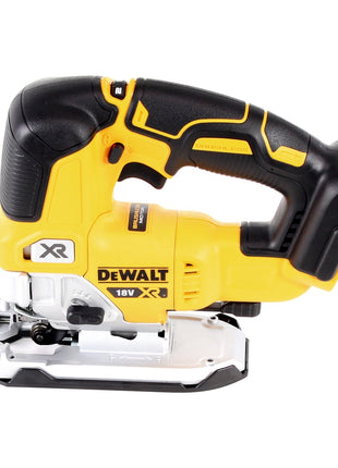 DeWalt DCS 334 NT sierra de calar de carrera pendular a batería 18V Brushless Solo + TSTAK + lámpara de batería DeWalt DCL 040 18V XR Li-Ion