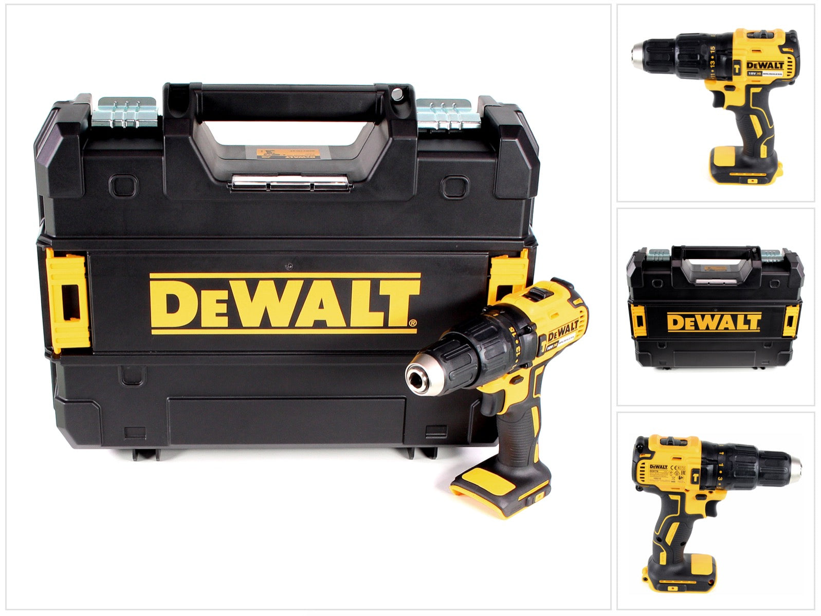 DeWalt DCD 778 NT Akku Schlagbohrschrauber 18V 65Nm Solo in TSTAK Box DeWalt DCL 040 18V XR Li Ion Akku Lampe 0 - toolbrothers