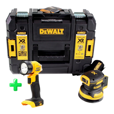 DeWalt DCW 210 NT akumulatorowa szlifierka oscylacyjna 18V 125mm bezszczotkowa Solo + TSTAK - bez akumulatora, bez ładowarki