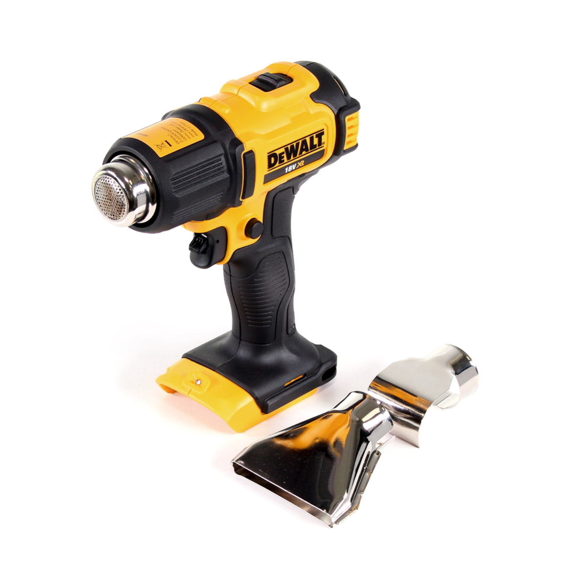 DeWalt DCE 530 N Akku Heissluftpistole 18V 530 C Solo Flaechen und Reflektorduese DeWalt DCL 040 18V XR Li Ion Akku Lampe 2 - toolbrothers