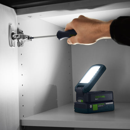 Festool SYSLITE KAL C lampada da lavoro a batteria 18 V 1200 lm IP 54 ( 578128 ) Solo - senza batteria, senza caricabatterie