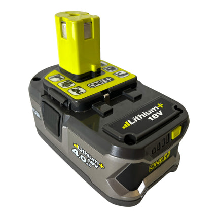 Batería Ryobi RB18L40 18 V 4,0 Ah / 4000 mAh Li-Ion ONE+ (5133001907) con indicador de nivel de carga