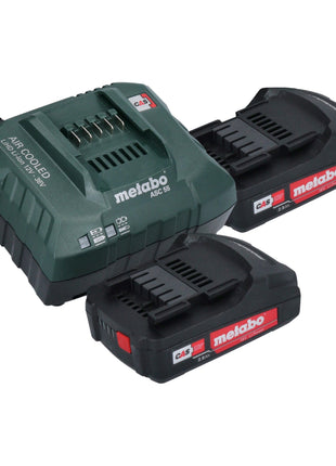 Metabo BS 18 LTX BL I taladro atornillador a batería 18 V 130 Nm sin escobillas + 2 baterías 2,0 Ah + cargador