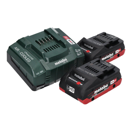 Metabo BS 18 LTX BL I Taladro atornillador sin cable 18 V 130 Nm sin escobillas + 2x batería LiHD 4,0 Ah + cargador