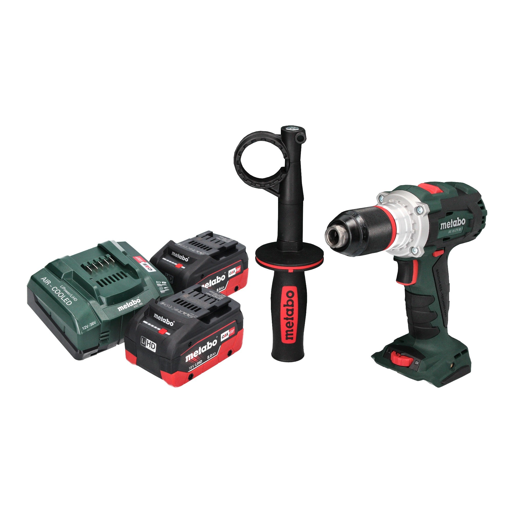 Metabo BS 18 LTX BL I Akku Bohrschrauber 18 V 130 Nm Brushless 2x LiHD Akku 8 0 Ah Ladegeraet 0 - toolbrothers