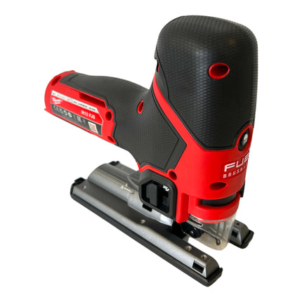 Sierra de calar a batería Milwaukee M12 FJS-402 12 V 22 mm sin escobillas + 2x baterías 4,0 Ah + cargador