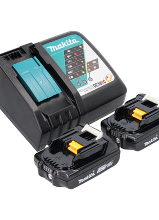 Taladro percutor inalámbrico Makita DHR 171 RAX3 18 V 1,2 Julios SDS Plus Brushless + 2x baterías 2,0 Ah + cargador + set de 65 piezas + estuche