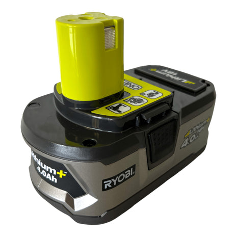 Batería Ryobi RB18L40 18 V 4,0 Ah / 4000 mAh Li-Ion ONE+ 2 piezas (2x 5133001907) con indicador de nivel de carga